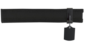 Stirnband mit verstellbarer Augenklappe, AHG, schwarz