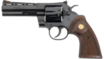 Revolver, Colt, Python, Kal. .357 Magnum, 4.25" Lauf, 6 Schuss, black/blued
