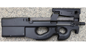 Halbautomat, FN Herstal, FN PS90, Kal. 5.7x28mm, schwarz, 10.4" Lauf mit Mündungsbremse