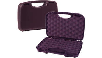 Universal-Kurzwaffenkoffer, Fritzmann, mit Schaumstoff-Einlage, für eine Kurzwaffe, schwarz