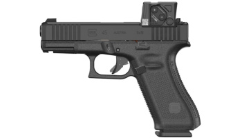 Pistole, Glock, 45 COA mit A-Cut, Kal. 9mm Para, 17 Schuss Magazin