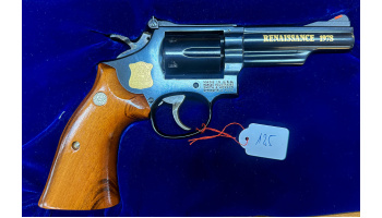 Occasion/Kommission; Revolver, Smith & Wesson, Modell 19-4 Detroit Police Departement Renaissance Commemorative, Kal. .357 Mag., 4" Lauf, Ref.: 125