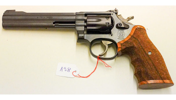Occasion/Kommission; Revolver, Smith & Wesson, Modell 17-8 Masterpiece, Kal. .22 l.r., 6" Lauf, 10 Schus Trommel, ungeschossen, Ref.: 198