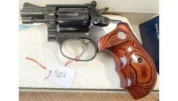 Occasion/Kommission; Revolver, Smith & Wesson, Modell 34-1, Kal. .22 l.r., 2" Lauf, 6 Schus Trommel, Ref.: 901