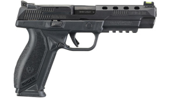 Pistole, Ruger, Modell American Pistol Competition, Kal. 9mm Para / Luger / 9x19, Black, 5'' Lauf, 17 Schuss Magazin