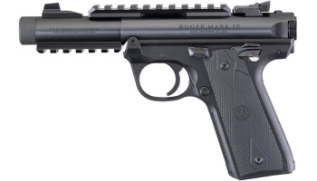 Pistole, Ruger, Modell Mark IV 22/45 Tactical, 1911-Griffstück, Kal. .22 l.r., Black, 4.40'' Lauf, Mikrovisierung, Picatinny-Schiene, 10 Schuss Magazin