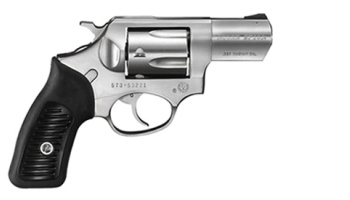 Revolver, Ruger, Mod. SP101 (KSP-321X), 2 1/4'' Lauf, Stainless Steel, Kal. .357 Magnum, Gummigriffschalen, 5 Schuss