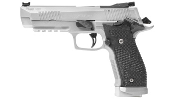 Pistole, Sig Sauer, P226 X-Five STAS, Ganzstahl, Kal. 9mm Para, G10-Griffschalen, Mikroviserung/Fiberglaskorn, 20 Schuss Magazine