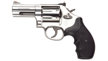 Revolver, Smith & Wesson, Mod. 686PLUS, 3'' Lauf, Kal. .357 Magnum, Gummigriffschalen, 7 Schuss