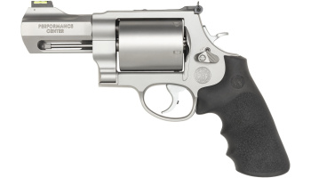 Revolver, Smith & Wesson, Mod. 500 Performance Center, 3.5'' Lauf, Kal. .500 S&W Magnum, Gummigriffschalen, 5 Schuss