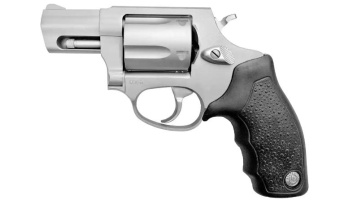 Revolver, Taurus, Mod. 605, 2'' Lauf, Stainless, Kal. .357 Magnum, Gummigriffschalen, 5 Schuss