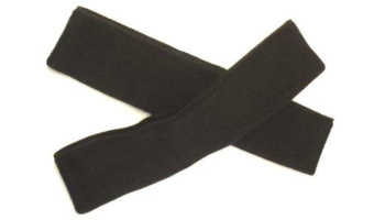 Stirnband, Wyss, Baumwoll-Gummi Material, schwarz