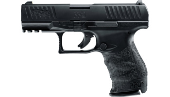 Pistole, Walther, PPQ M2, Kal. 9mm Para, schwarz, mit Magazindruckknopf, 15 Schuss Magazin