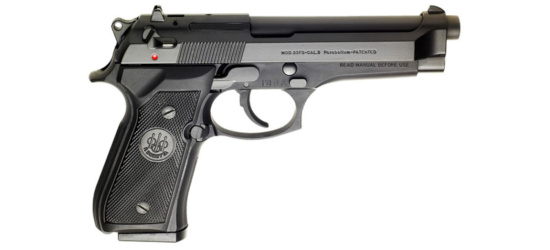 Pistole, Beretta, 92FS, Kal. 9 mm Para/Luger/9x19, Black, 15 Schuss Magazin