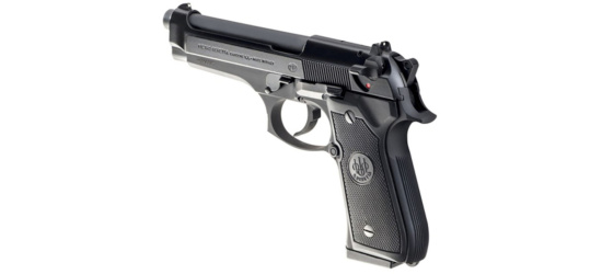 Pistole, Beretta, 92FS, Kal. 9 mm Para/Luger/9x19, Black, 15 Schuss Magazin