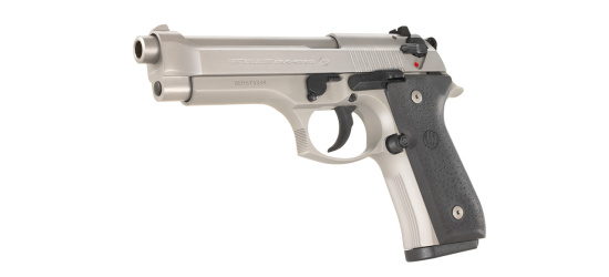 Pistole, Beretta, 92FS Inox, Kal. 9 mm Para/Luger/9x19, 15 Schuss Magazin