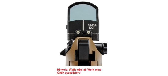 Pistole, Beretta, M9A4, Kal. 9 mm Para/Luger/9x19, FDE, Tritium Nachtvisierung, Picatinny-Schiene und Laufgewinde, 18 Schuss Magazin