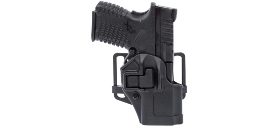 Holster, BLACKHAWK, SERPA CQC CONCEALMENT für <b>Glock 43</b>, rechts, schwarz-matt