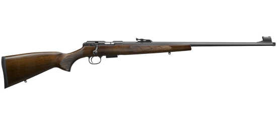 KK-Repetierer, CZ, 457 Lux, Kal. .22 l.r., mit Visierung, Holzschaft und Mündungsgewinde