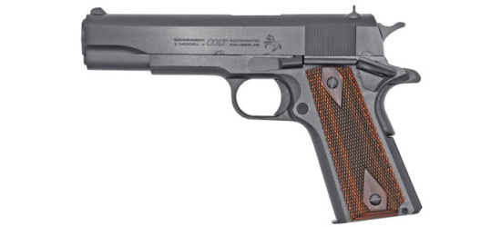 Pistole, Colt, 1911 Government, Kal. .45ACP, 5" Lauf, black