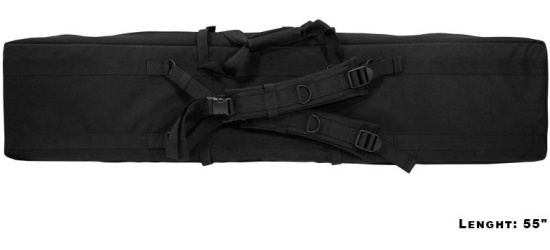 Langwaffentasche, GPS, Double Rifle (für 2 Langwaffen),  <b>71 cm</b>, schwarz