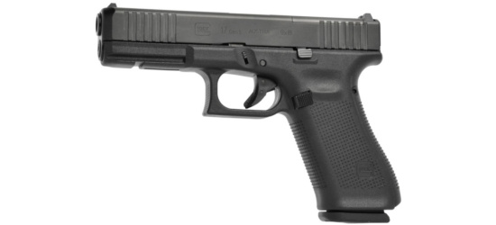 Pistole, Glock, 17 Gen5/FS MOS, <b>mit Gewindelauf M13.5x1 links</b>, Kal. 9mm Para/Luger/9x19mm, 17 Schuss