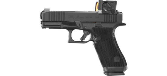 Pistole, Glock, 45 <b>Gen6 Aimpoint COA Optik</b>, Kal. 9mm Para/Luger/9x19mm, 17 Schuss