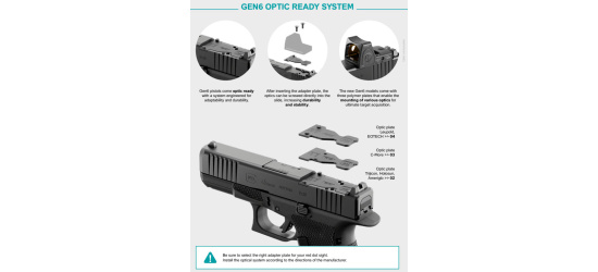 Pistole, Glock, 17 <b>Gen6</b>, Kal. 9mm Para/Luger/9x19mm, 17 Schuss