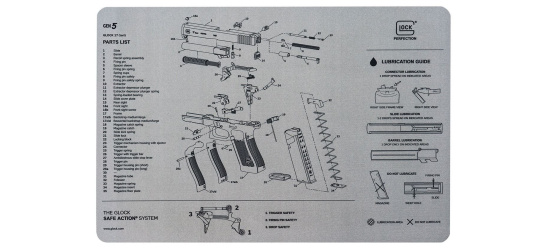 Glock Zerlegematte, 425 x 277mm