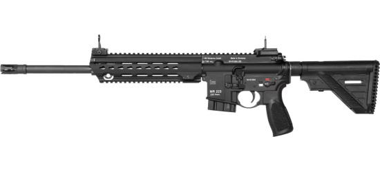 Halbautomat, Heckler & Koch, MR223 A3, schwarz oder FDE/Coyote, Kal. .223 Rem., 11" / 14.5" / 16.5" Lauf, schwarz, 10 Schuss Magazin