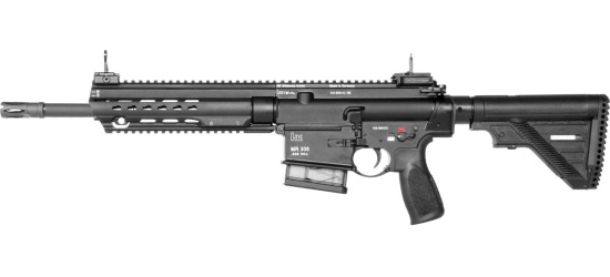 Halbautomat, Heckler & Koch, MR308 A3 und A3-28, Kal. .308 Win. / 7.62x51, 13" / 16.5" / 20" Lauf, schwarz, 10 Schuss Magazin