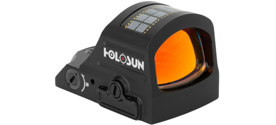 Leuchtpunktzielgerät, Holosun, HS507C X2, wechselbares Absehen 2 MOA Punkt und 32 MOA Ring, automatische Helligkeitsregulierung