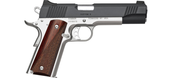 Pistole, Kimber, 1911 Custom II Two-Tone, Kal. .45 ACP, 8 Schuss Magazin