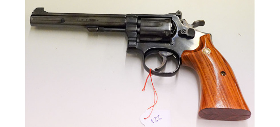 Occasion/Kommission; Revolver, Smith & Wesson, Modell 14-4, Kal. .38 Special, 6" Lauf, Ref.: 133