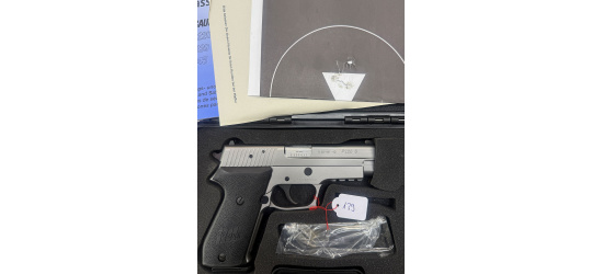 Occasion/Kommission; Pistole, Sig Sauer, Modell P220 S Ganzstah, Made in Germany, 4.4" Lauf, Kal. .45 ACP, Ref.: 139