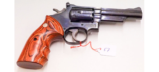 Occasion/Kommission; Revolver, Smith & Wesson, Modell 19-4, Kal. .357 Mag., 4" Lauf, 6 Schuss, Ref.: 57