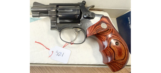 Occasion/Kommission; Revolver, Smith & Wesson, Modell 34-1, Kal. .22 l.r., 2" Lauf, 6 Schus Trommel, Ref.: 901
