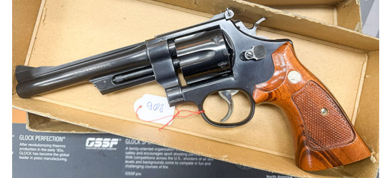 Occasion/Kommission; Revolver, Smith & Wesson, Modell 28-2 Highway Patrolman, Kal. .357 Mag., 6" Lauf, 6 Schuss, Ref.: 902