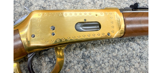 Occasion/Kommission; Unterhebelrepetierer, Winchester, Modell 94 Lone Star Commemorative, Kal. .30-30 Win., mit Holzschaft, Ref.: 922