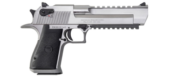 Pistole, Magnum Research Desert Eagle, Mark XIX-2, Kal. .50AE / .44 oder .357 Magnum, Stainless Steel, <b>ohne</b> Kompensator, 7 Schuss Magazin