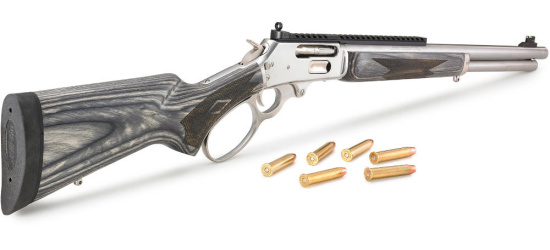 Unterhebelrepetierer, Marlin, 1895 SBL, Kal. .45-70 Gov't, stainless, Ghost Ring, Picatinny-Schiene