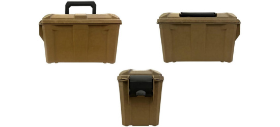 Negrini, Munitionsbox, Field Box, 27 x 13 x 15cm, FDE