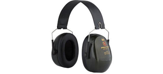 Peltor, Schalengehörschutz, Mod. Optime II, grün, faltbar