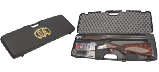 Bockdoppelflinte, Redolfi Armi, EOS Sporting, Kal. 12/76, 70 oder 76cm Lauf, 5 Wechsel-Chokes, Ejektor, Walnuss-Schaft, verstellbare Wangenauflage