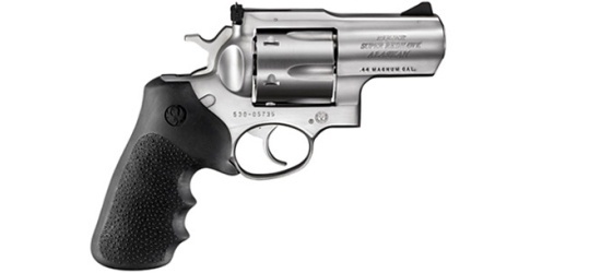 Revolver, Ruger, Mod. Super Redhawk Alaskan (KSRH-2), 2 1/2'' Lauf, Stainless Steel, Kal. .44 Magnum, Gummigriffschalen, 6 Schuss