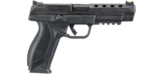 Pistole, Ruger, Modell American Pistol Competition, Kal. 9mm Para / Luger / 9x19, Black, 5'' Lauf, 17 Schuss Magazin