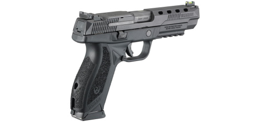 Pistole, Ruger, Modell American Pistol Competition, Kal. 9mm Para / Luger / 9x19, Black, 5'' Lauf, 17 Schuss Magazin