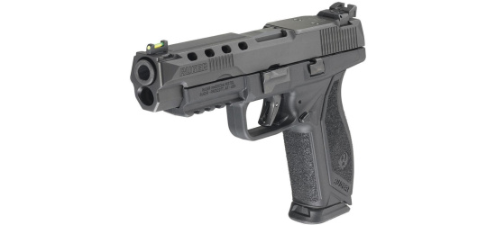 Pistole, Ruger, Modell American Pistol Competition, Kal. 9mm Para / Luger / 9x19, Black, 5'' Lauf, 17 Schuss Magazin