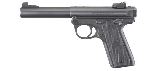 Pistole, Ruger, Modell Mark IV 22/45, Kal. .22 l.r., Black, 5.50'' Lauf, Mikrovisierung, 10 Schuss Magazin