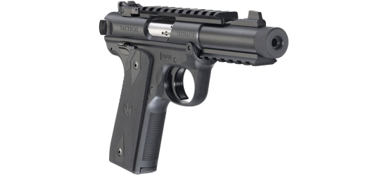 Pistole, Ruger, Modell Mark IV 22/45 Tactical, 1911-Griffstück, Kal. .22 l.r., Black, 4.40'' Lauf, Mikrovisierung, Picatinny-Schiene, 10 Schuss Magazin